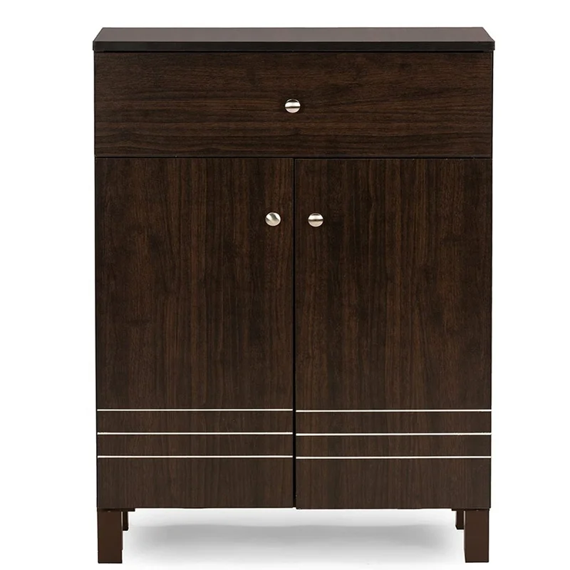 Chinese traditional entrance shoe cabinet hardware chest shoe bench cabinet storage organizer tower modular shoe cabinet 2 door