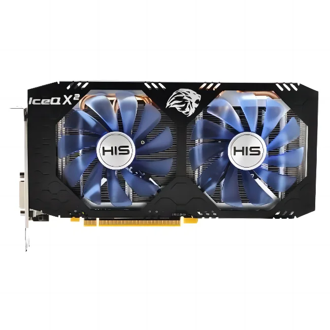 HIS AMD Radeon RX 580 8GB GDDR5 Gaming Graphics Card RX580 de 8GB Used Gpu Graphics Cards For Pc