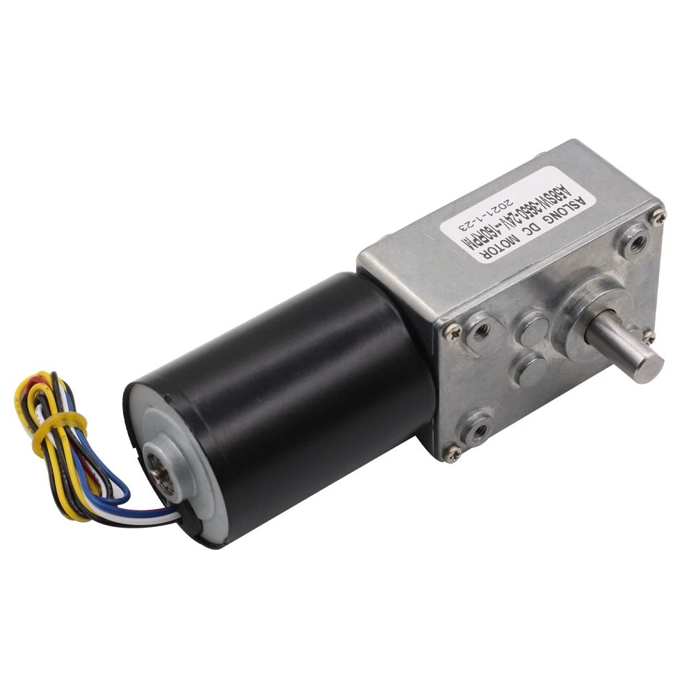 A58-3650  Professional Manufacturer Brushless Worm Gear Motor 12v PMDC Brushed Motor Permanent Magnet IE 2 for home appliance