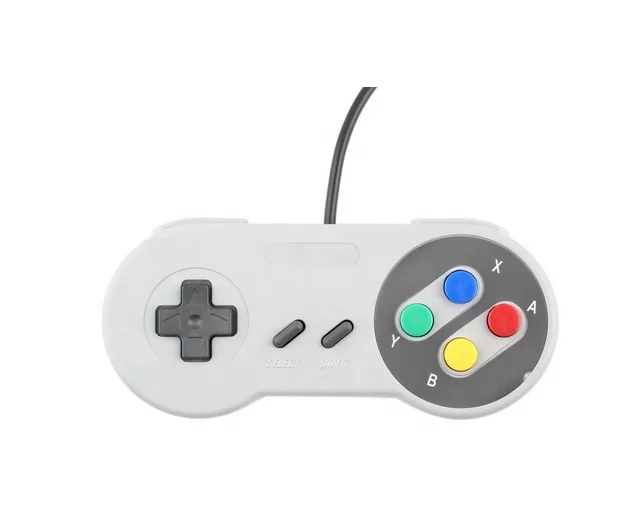 SNES геймпад 16-бит ПФС игра для Nintendo Wii хост системы/ПК компьютер игровой контроллер