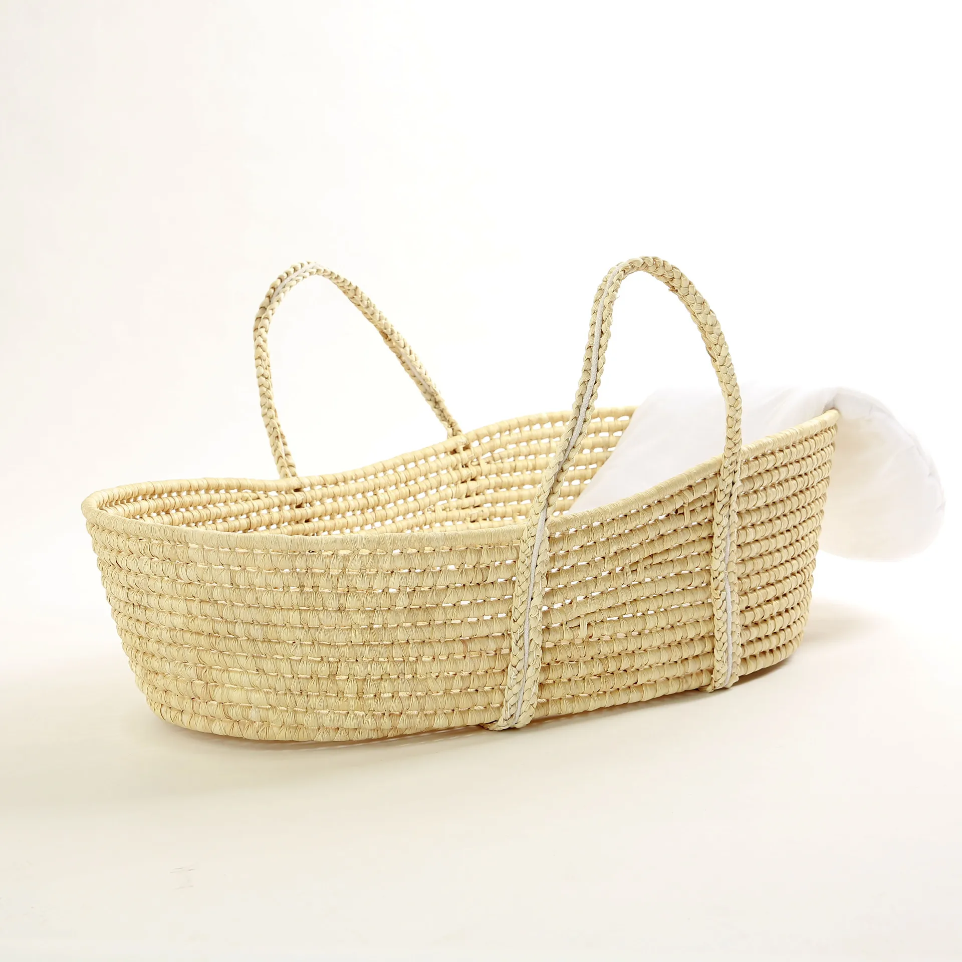 Factory wholesale price Hand-woven baby sleeping moses basket