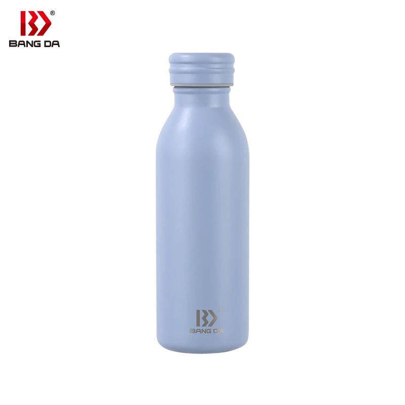 mugs and cup with logo wholesale stainless steel milk bottle cola bottle customized 450ml/600ml Christmas gift