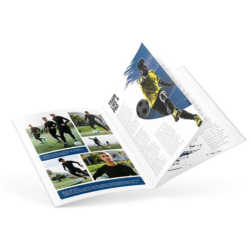 Wholesale custom printed tripfold glossy paper brochure/leaflet/folder/poster/manual catalog printed instruction for business