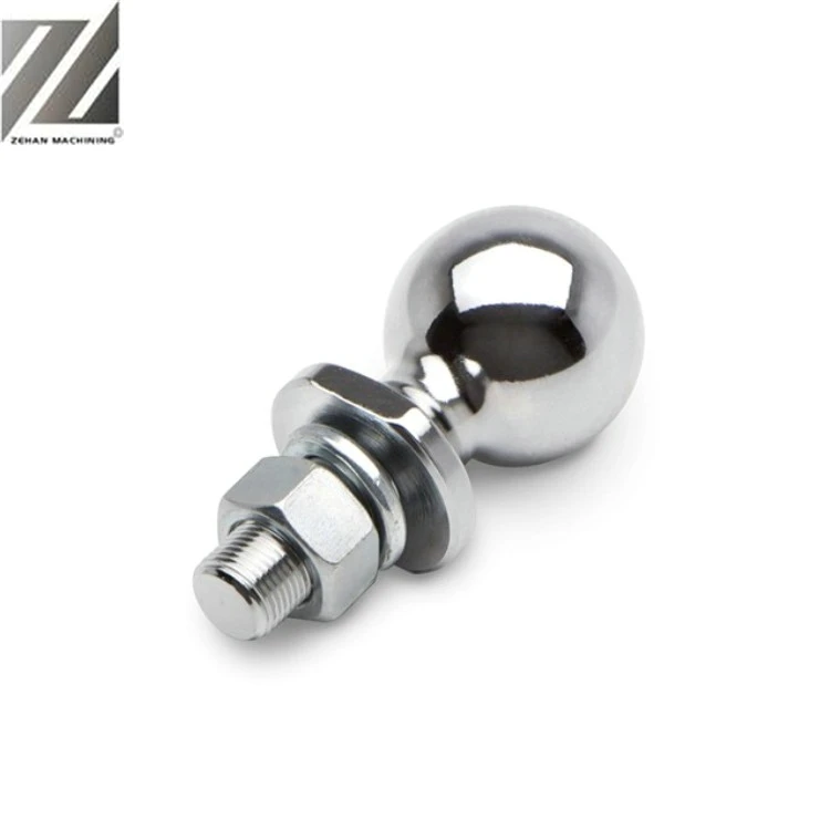 Китай делает Сцепной шар 50 мм Гигантский Новый трейлер регулируемый стальной двойной шаровой буксировочный держатель