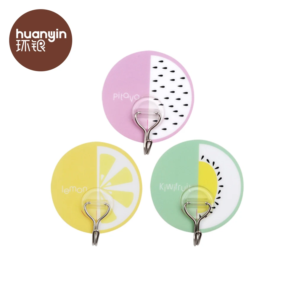 Classic cartoon plastic round fruit bag plastic back door hook