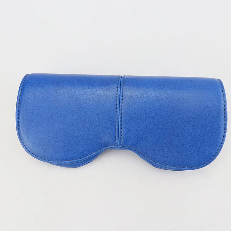 customized color leather soft bag glasses case PU glasses leather case sunglasses set