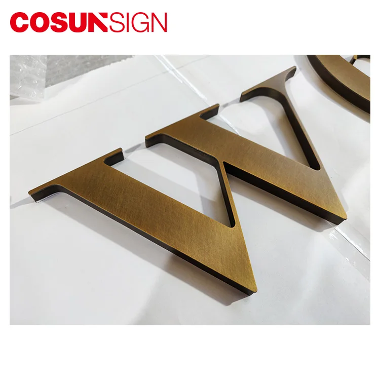 stainless steel letters 3d letters metal sign