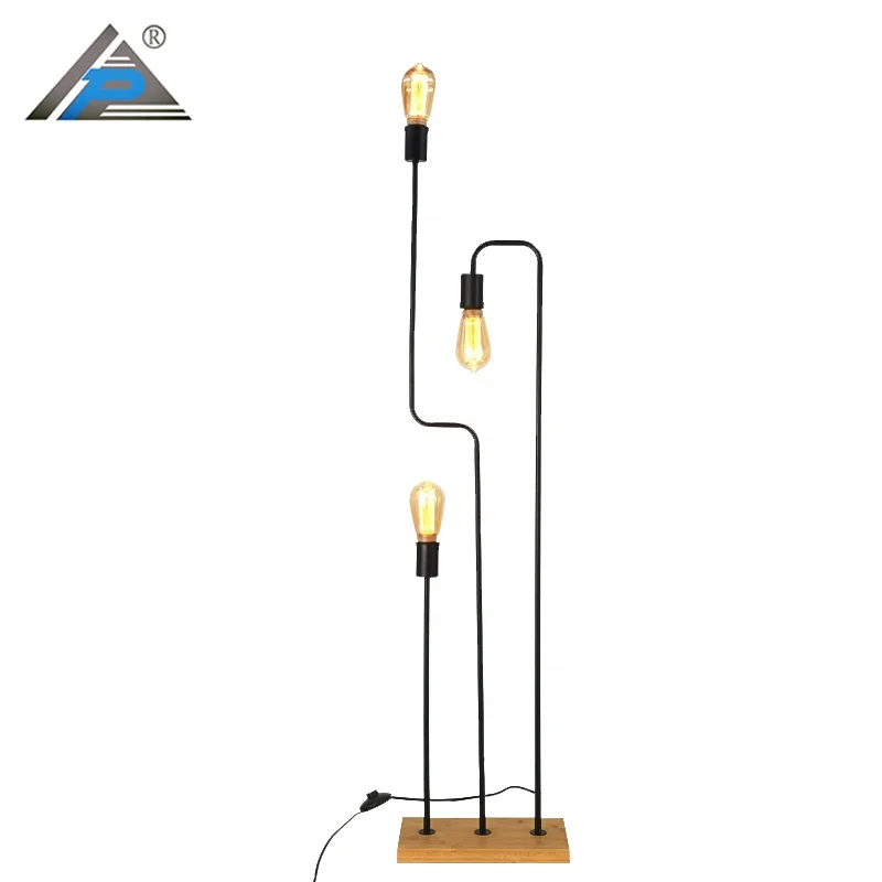 Hotel Decor Nordic Minimalist LED Standing Corner Floor Lamp Modern Silhouette Metal Floor Lighting for Bedroom Living Room