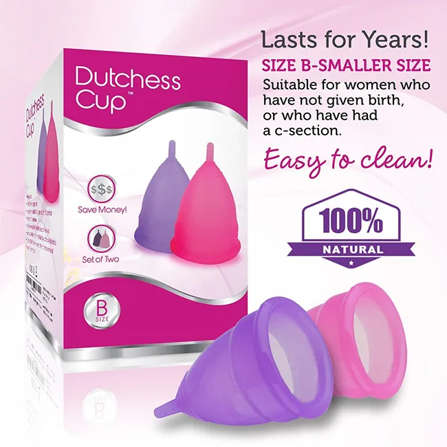 
Feminine Alternative Protection Authentic Original Silicone Menstrual Cups 