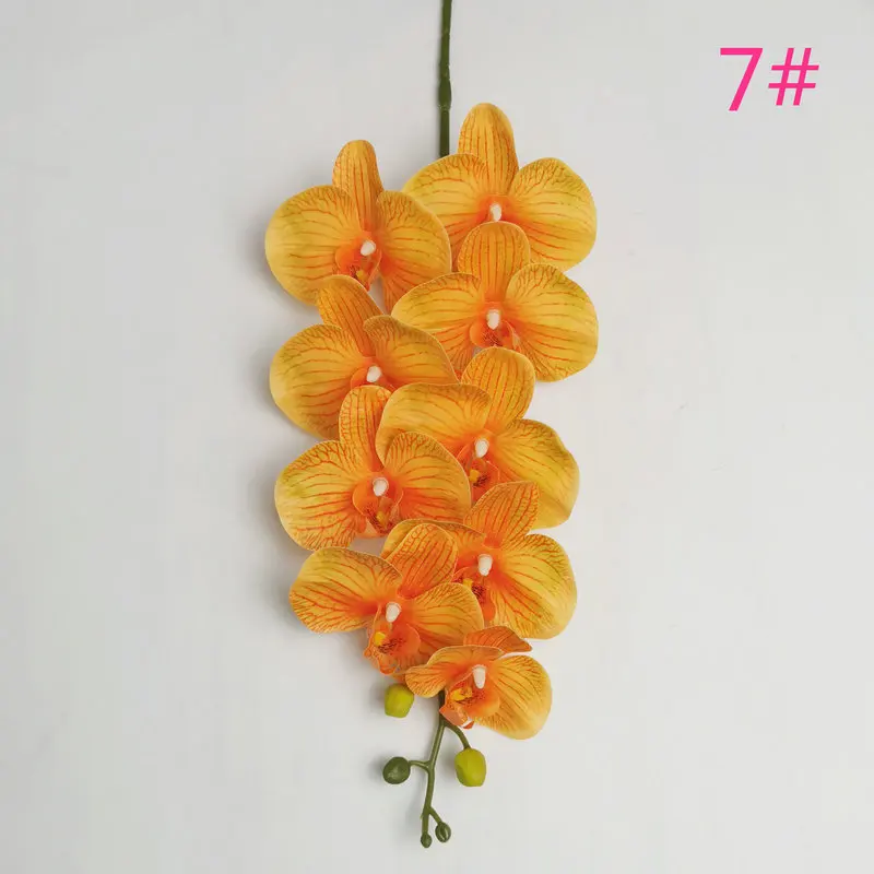 high quality artificial real touch silicone orchid