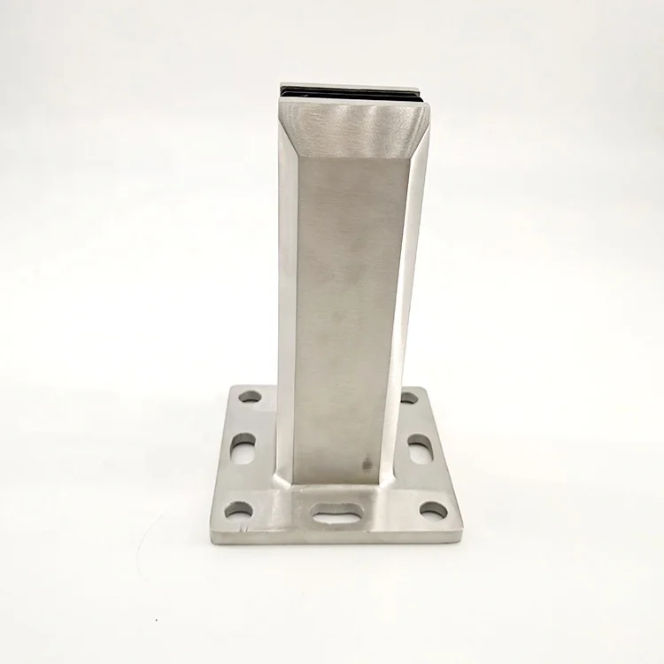 Duplex 2205 Stainless Steel Glass Spigot Square Shape