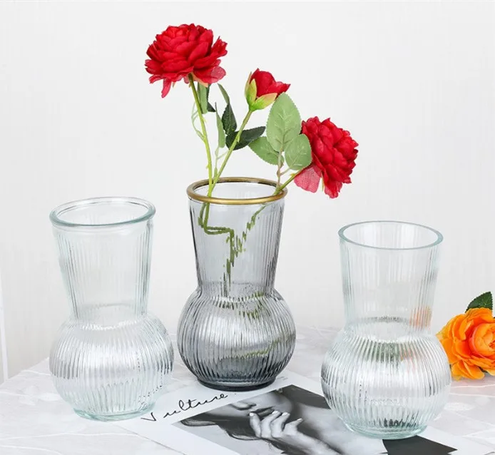 Manufacturers Can Customize Glass Vases Flowers And Dried Flowers Hydroponic Glass Containers
