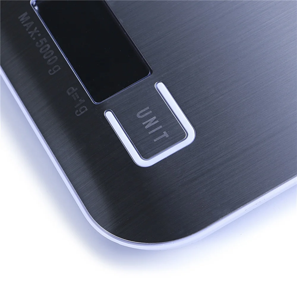 
Customized Color Kitchen scale Stainless Steel 5kg Diet Weighing Analog Food Scale with bluetooth Connect moblie phone 