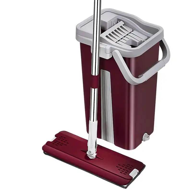 Flat Quick Clean Mop 360 microfiber Telescopic Floor duster Cleaning Water Squeeze Mop Bucket