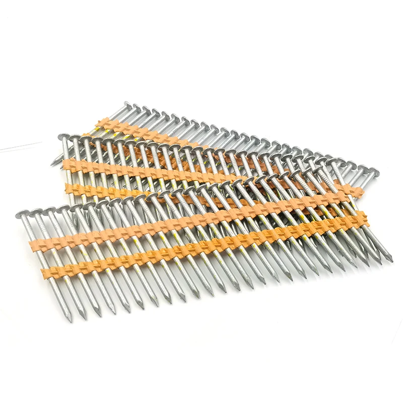 3 Inch Framing Nails, 21 Degree EG Smooth Shank Plastic Collated Nails for Framing Nailer, 3 x .131