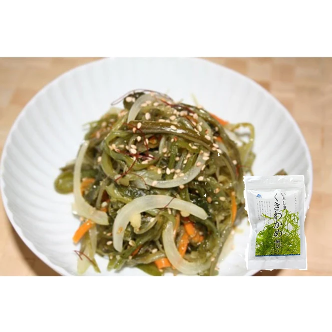 Japan shredded and crispy texture dried stem wakame for cooking