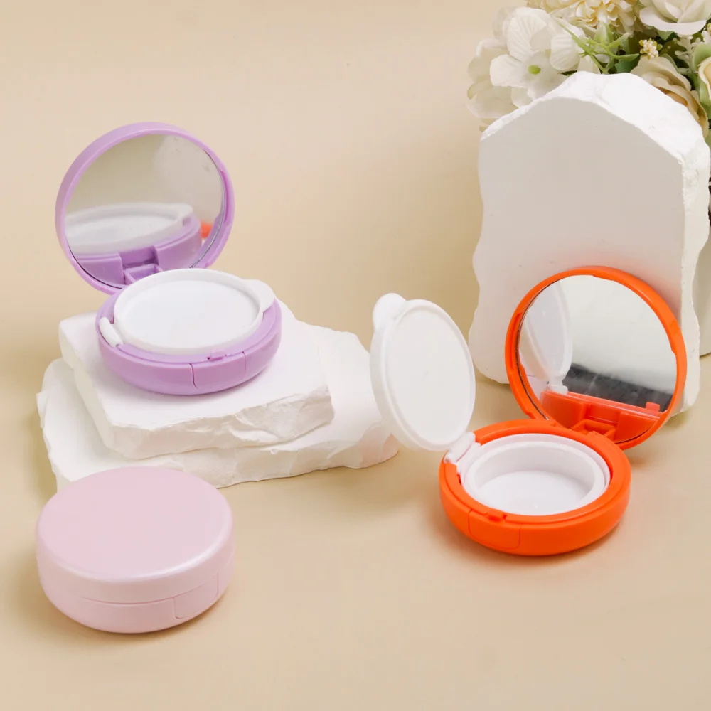 High Quality Empty Face Makeup Liquid Case Air Cushion Case Plastic Foundation Cases BB Cream Cushion Container With Mirror