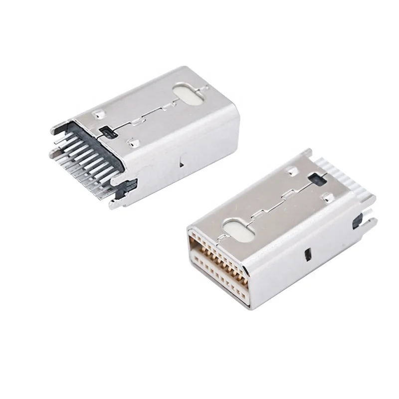 
20 Pin Mini Displayport Plug Connector Splint PCB Board Mini DP Male Connector 