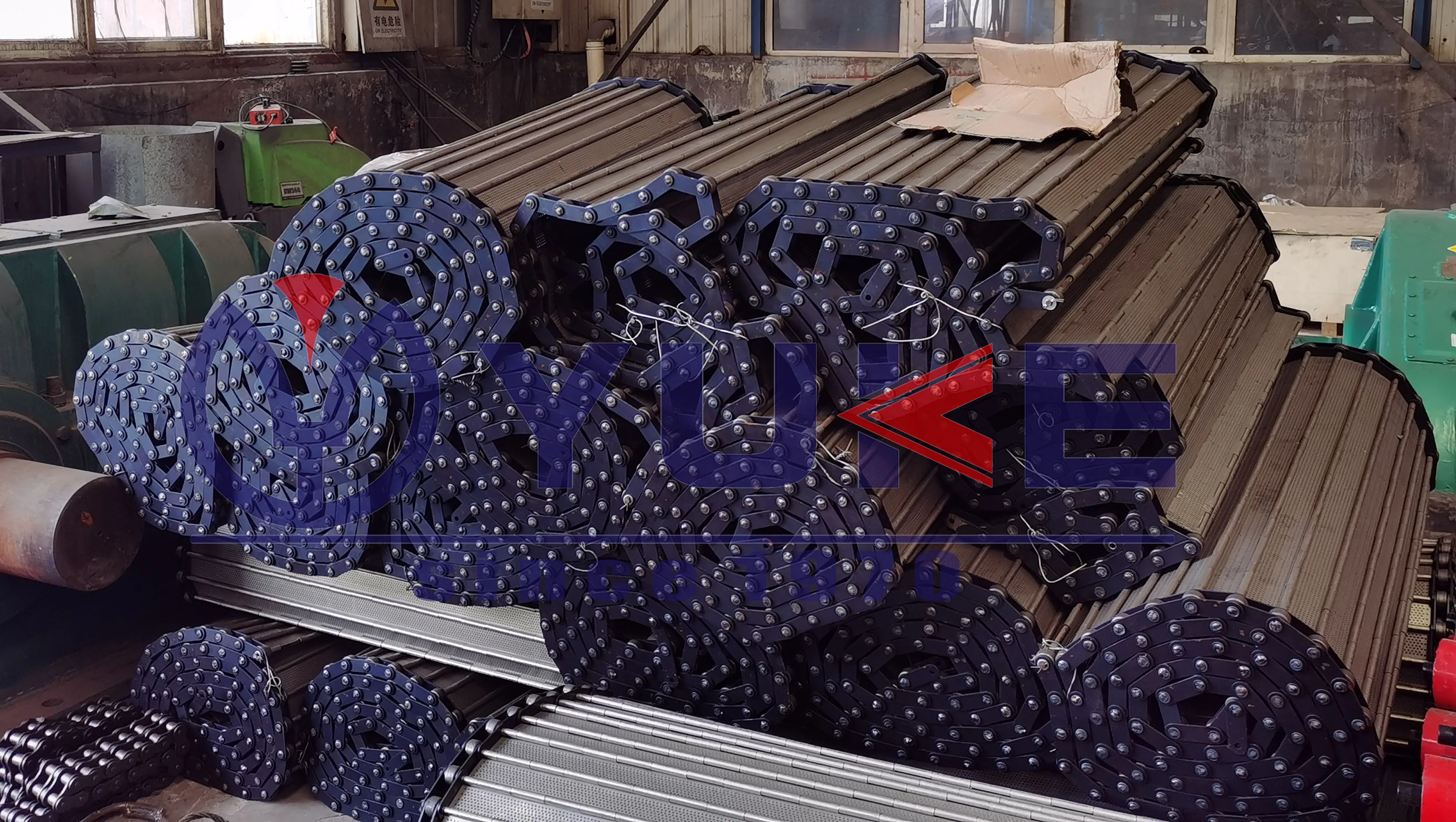 Large capacity agricultural grain seed mesh belt conveyor dryer