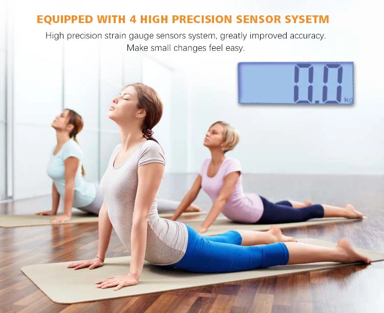 Professional Analysis Body Fat Scale Bamboo Digital Body Weight Bathroom Scale