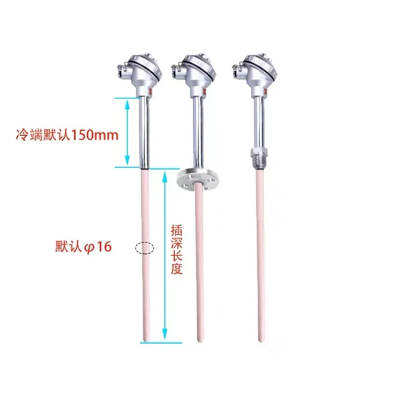 Industrial temperature transmitter for thermocouple power plant Temperature probe type k thermocouple sensor