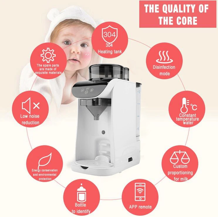 Automatic APP Controlled Baby Formula Milk Machine 801 Instant Heating Baby Milk Maker Portable and Easy to Use