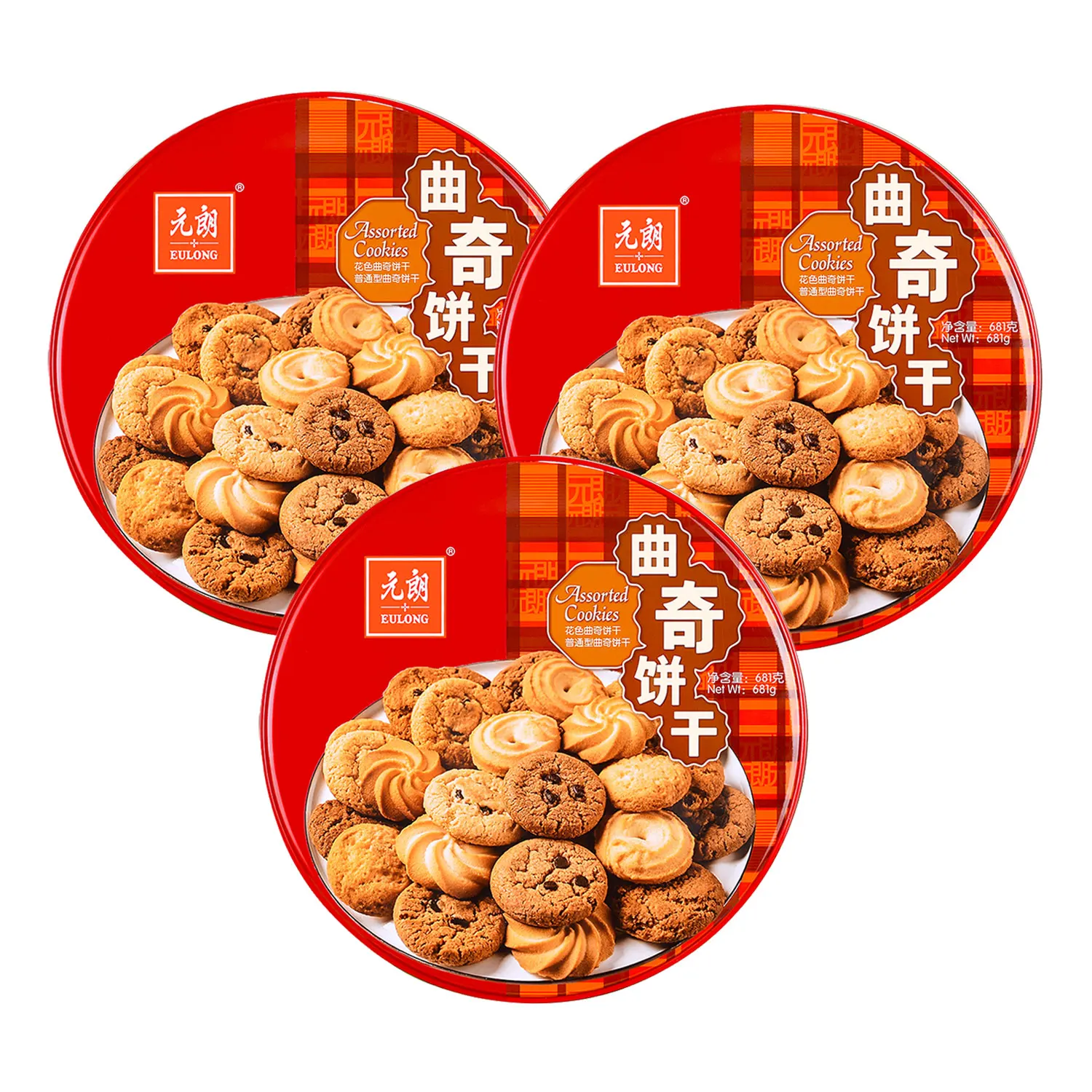 Китайское здоровое вкусное хрустящее 681 г самодельное печенье из легкого