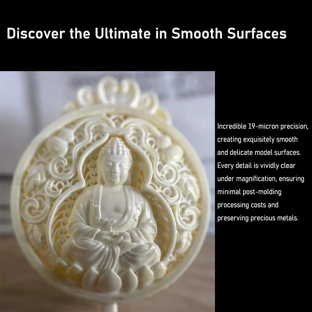 High Resolution 14K White Wax LCD Jewelry 3D Printer Manufacturer Large Print Size