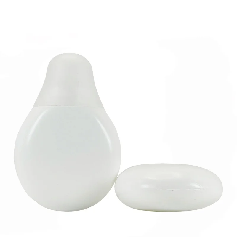 New 15ml Portable Lip Balm Packaging Plastic Bottle PET Material Small Bulb with Pump Sealing Type Coated Lip Film