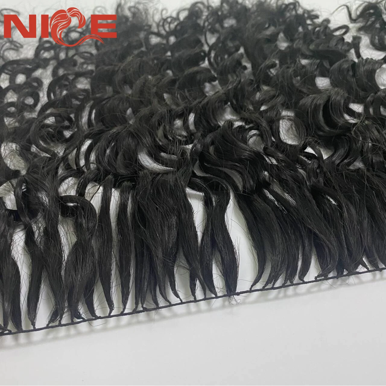2024 New products Factory wholesale feathering hair extensions 100% Human hair extension feather weft wave