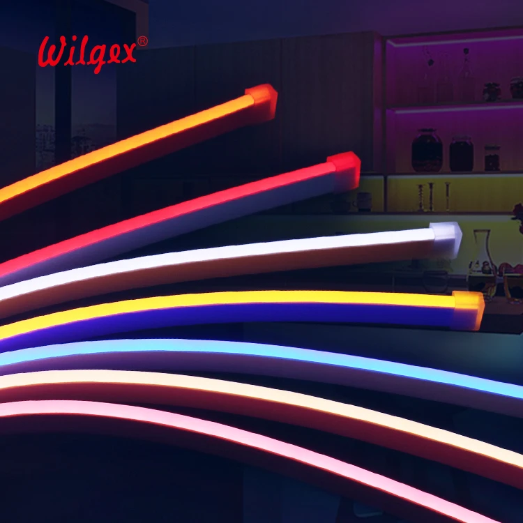 DIY Neon LED flex Light Silicone material tube 6x12mm Ultra Thin Bright 12V 24V Neon Tube Strip Mono Color Neon Strip Lights