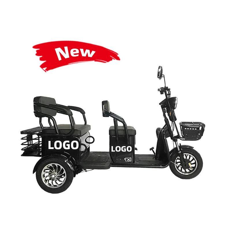 Cheap With Passenger Seat 3 Wheels Electric Tricycle Motorcycle Stable Performance Electric Adult Tricycle 3 Wheel Motorized