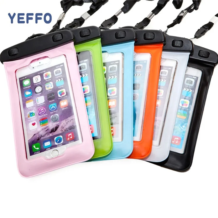 YEFFO Diving Bag Waterproof Case Suitable for Iphone 7/8/11 / Xs / Xr Fingerprint Unlock Phone Waterproof Bag Protect Cell Phone