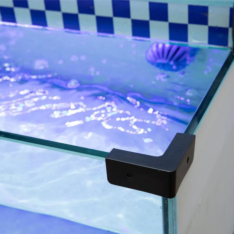 Supermarket restaurant seafood retail tank store energy saving live frseh seafood fibreglass display tank aquarium