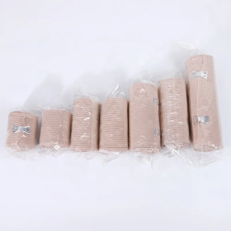 High Elastic Compression Bandage Skin Color Elastic Bandage 5cm/7.5cm/10cm/15cm