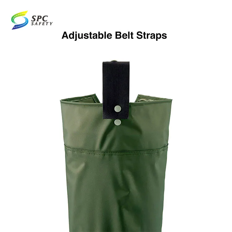 comfortable breathable waterproof  hunting PVC fishing waders waist wader