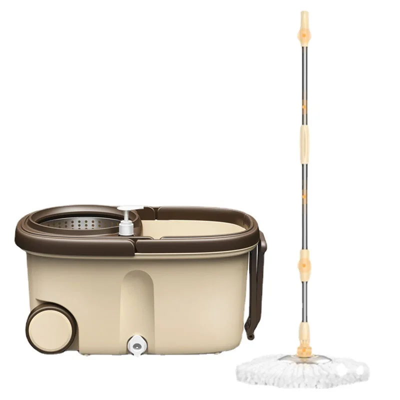 Household cleaning products wholesale healthy hand free lazy Telescopic Microfiber Bucket Mops