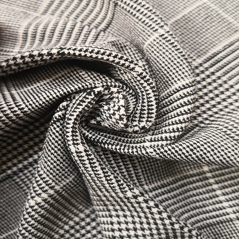 Factory Price Manufacturer Supplier Men Jeans Skinny Stretch Mark For Pants Legging and Trousers Check Yarn Dye Bengaline Fabric