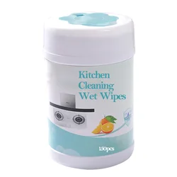 Factory Price Disposable Bamboo Non-Woven Kitchen Wiping Towels Kitchen Wet Wipes