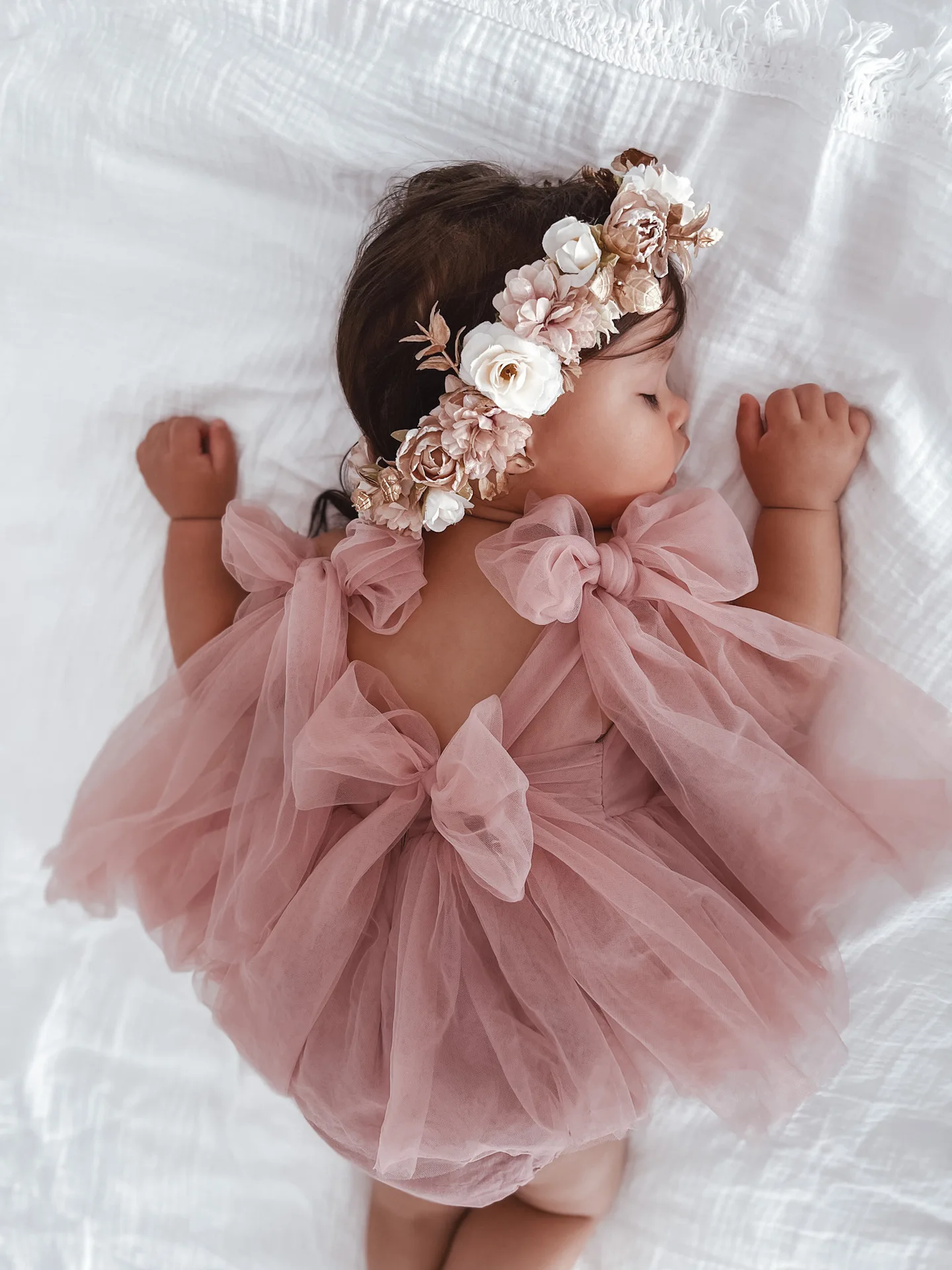 Summer Newborn Princess Tutu Romper Girls Party Romper Dress Fashion Baby Sleeveless Tulle Jumpsuit