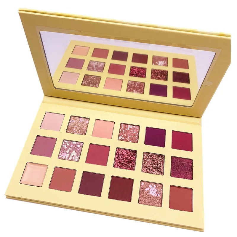 
cheap high quality beauty makeup vender price fall no logo nude custom eyeshadow palette 