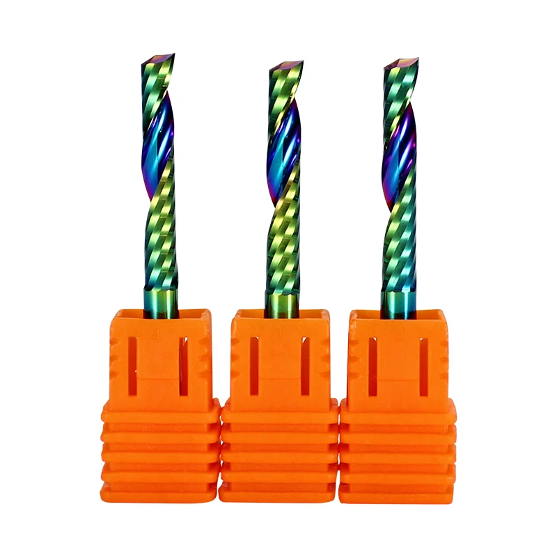 Cheap Price Single Flute Carbide End Mills For Aluminium Acrylic And Wood Cutting