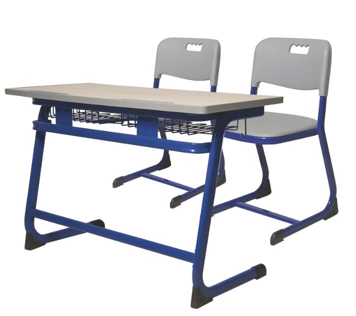 school furniture students double desk and chair school classroom for high school