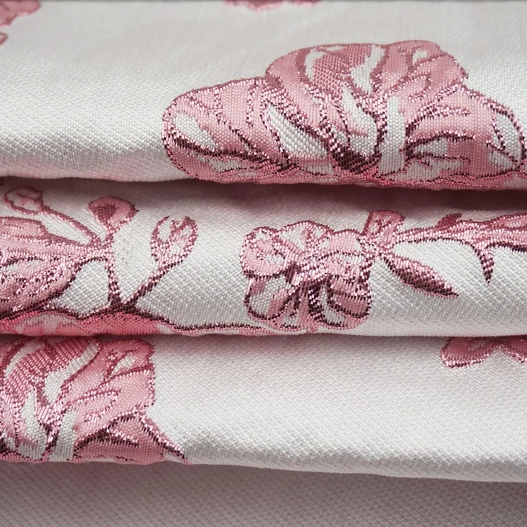 2021 Honeycomb solid flowers clothing jacquard roller lace fabric for dress