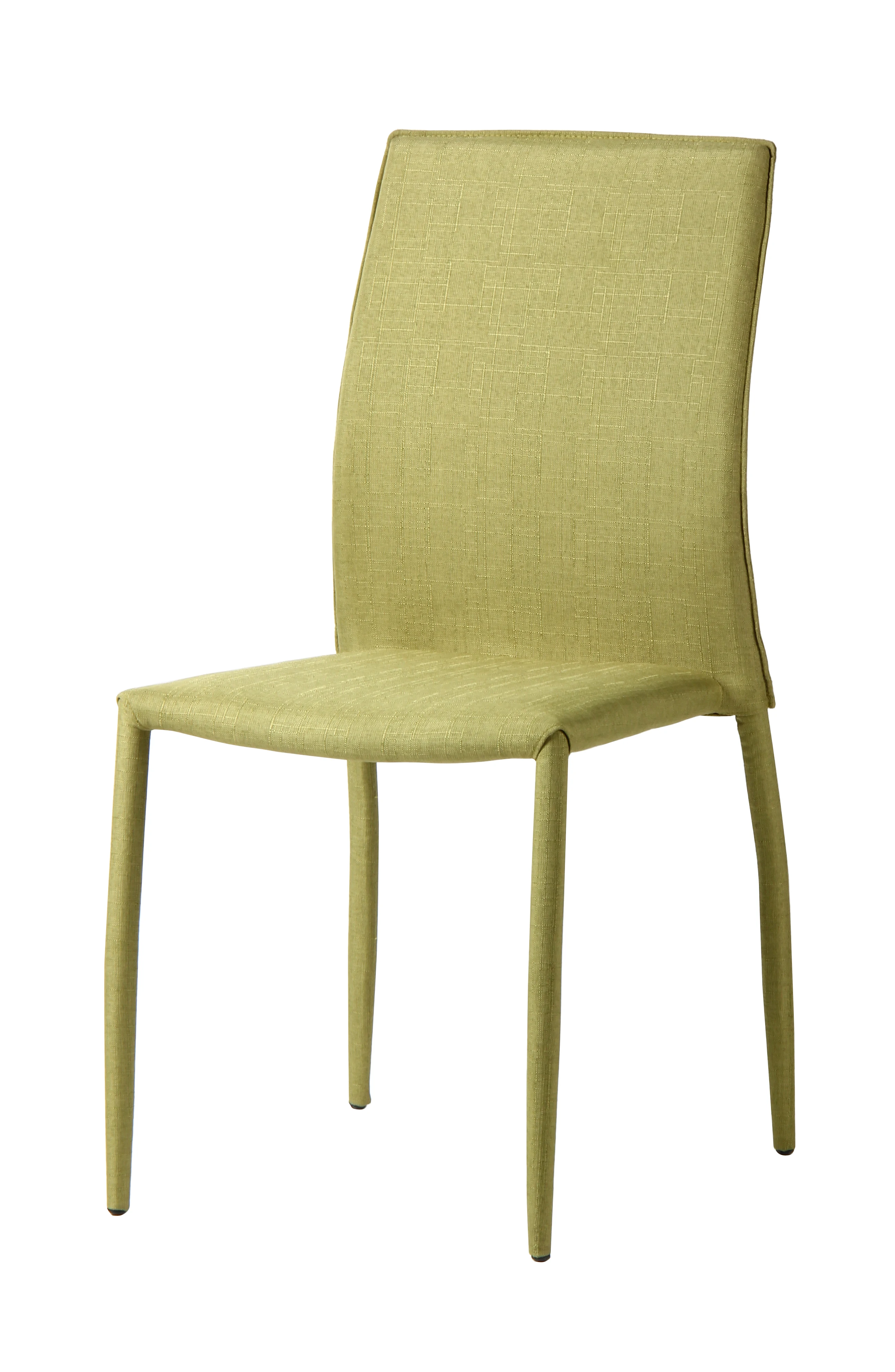 2024 Leisure Chair Dinning Room Furniture White Fabric Upholstery Armless Dining Chairs Office Chair