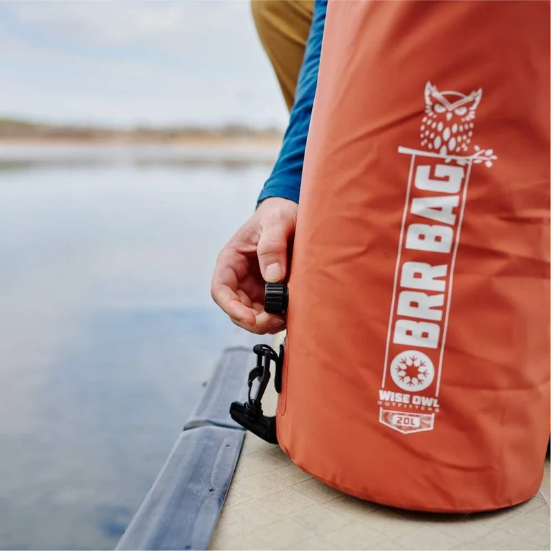 OEM Boating Kayaking Floating Roll Top Dry Backpack Insulated Soft Leakproof Swimming Fishing Ice Cooler Dry Bag with Air Valve