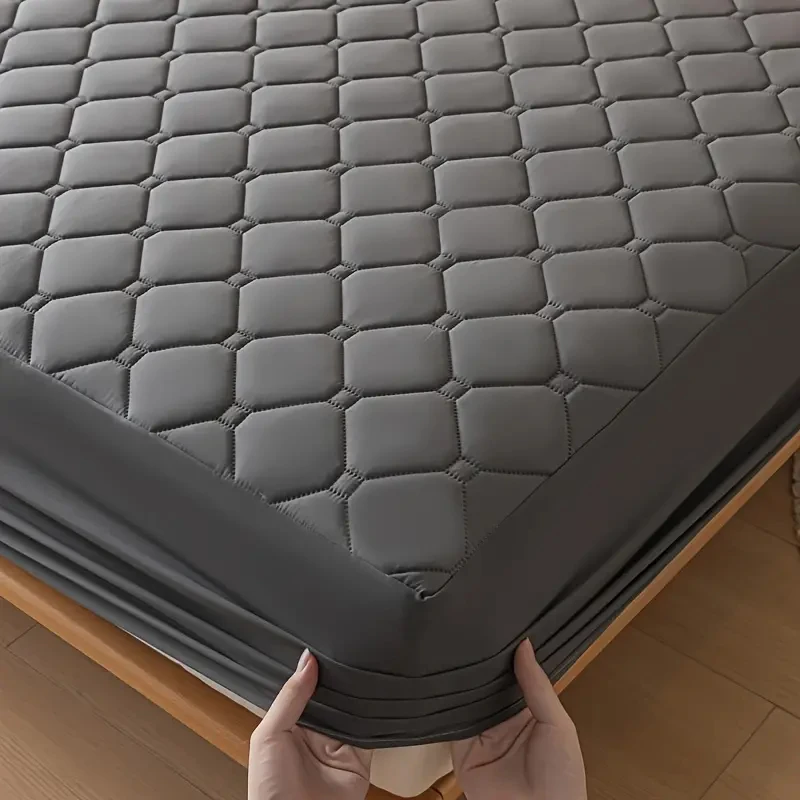 1 шт. Водонепроницаемый Матрас протектор сплошной цвет матрас чехол для гостиничной спальни простыня матрас защитный чехол