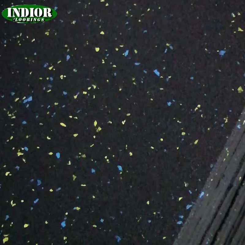 Резиновый настил для фитнеса rollsgym, блокирующий резиновый коврик