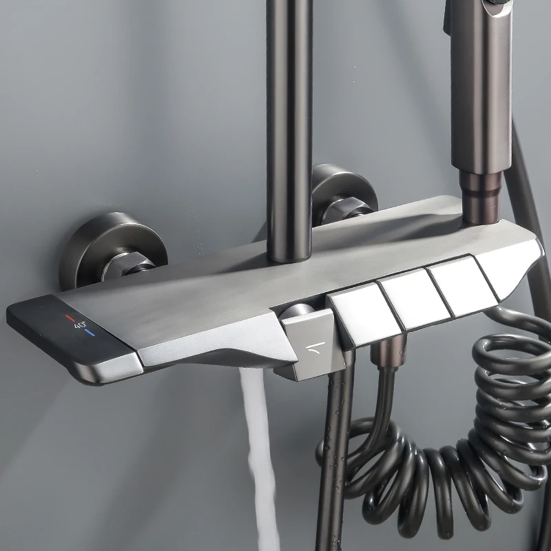 Bathroom vanity sink faucet led light