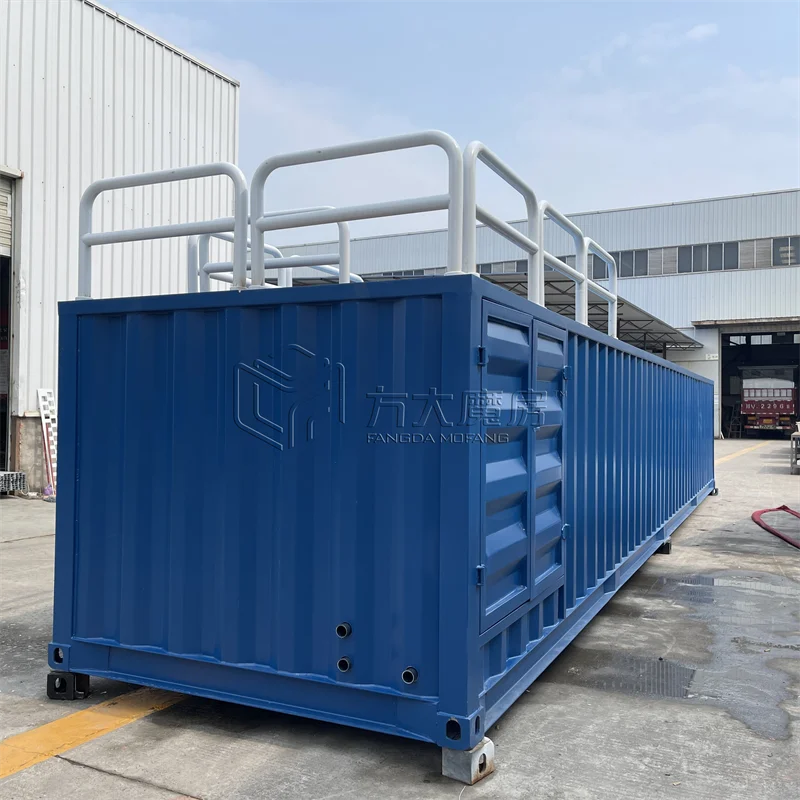 20ft 40ft customized outdoor fiberglass swimming container pool and Circulating Filtration
